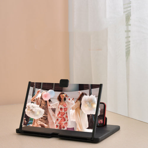 HD Phone Screen Magnifier – 3D Video Amplifier Stand for Smartphones